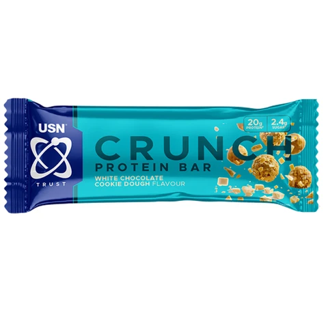 USN Trust Crunch 60 g bílá čokoláda se sušenkou