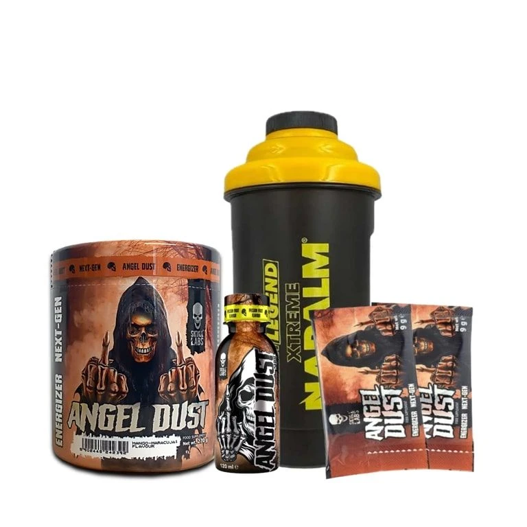 AKCE Skull Labs Angel Dust 270 g + ZDARMA Šejkr 600 ml + 3x vzorek