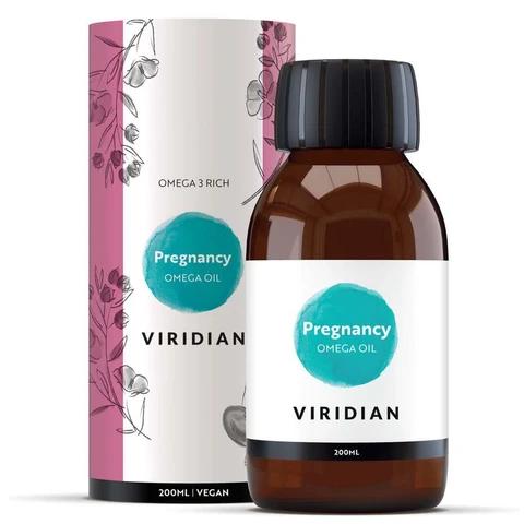 Viridian Pregnancy Omega Oil 200 ml (Pregnancy oil blend providing omega 3, 6 and 9)