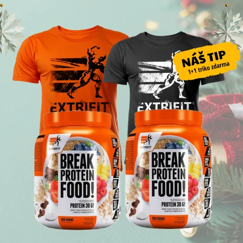 AKCE 1+1 Extrifit Protein Break! 900 g + ZDARMA Triko Extrifit