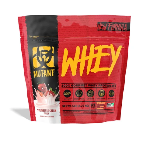 Mutant® Whey 100% Gourmet Protein 2270 g strawberry cream