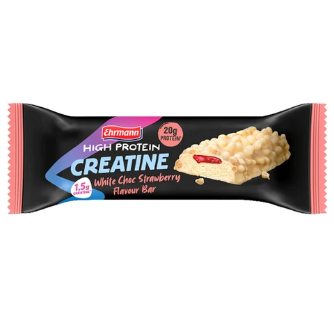Ehrmann High Protein Creatine Bar 60 g white choco. strawberry
