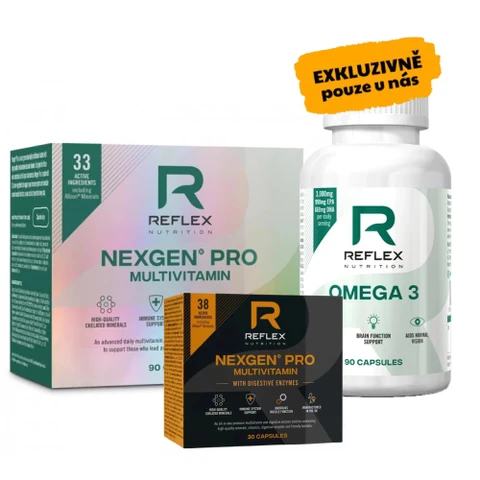 Special Offer Reflex NexgenPro 90cps + FREE Omega 3 90cps + NexgenPro+Digestive Enzy 30cps