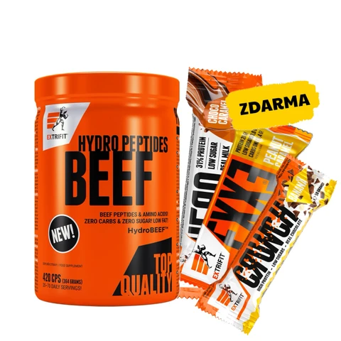 Special Offer Extrifit Beef Hydro Peptides 420 cps + FREE 3x bar