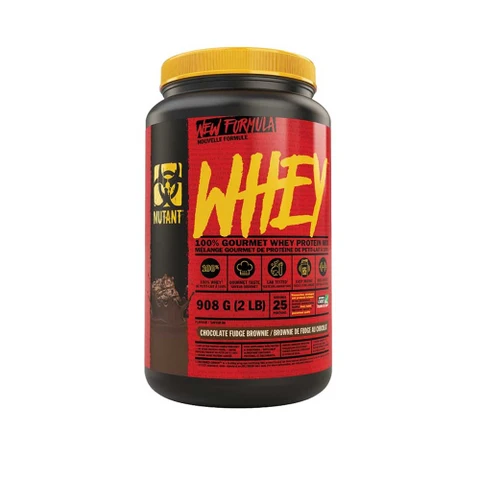 Mutant® Whey 100% Gourmet Protein 908 g chocolate fudge brownie