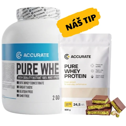 AKCE Accurate+ Pure Whey 2000 g + ZDARMA 500 g