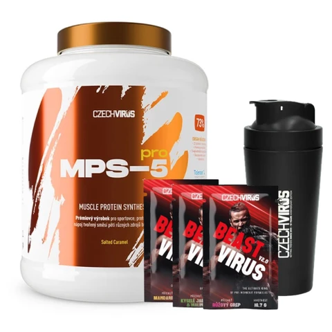 Special Offer Czech Virus MPS-5 Pro 2250 g + FREE Shaker 750 ml + 3x sample