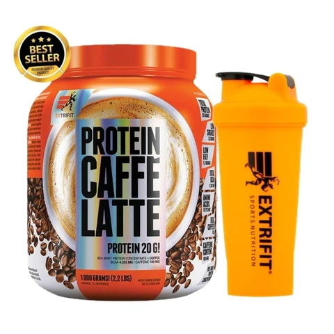 Special Offer Extrifit Protein Caffe Latte 1000 g + FREE Shaker 600 ml