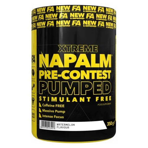 Fitness Authority Napalm Pre-Contest Pumped Stimulant Free 350 g lychee