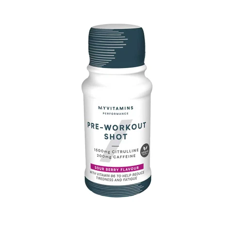 MyProtein PreWorkout Shot 60 ml sour berry