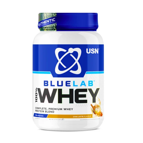 USN BlueLab 100% Whey Protein Premium 908 g chai latte