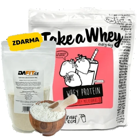 Special Offer Take-a-Whey Whey Protein 907 g + FREE Dafit Instant porridge rice 300 g