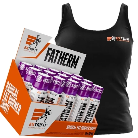 Special Offer Extrifit Fatherm Shot 15 x 90 ml + FREE ladies tank top