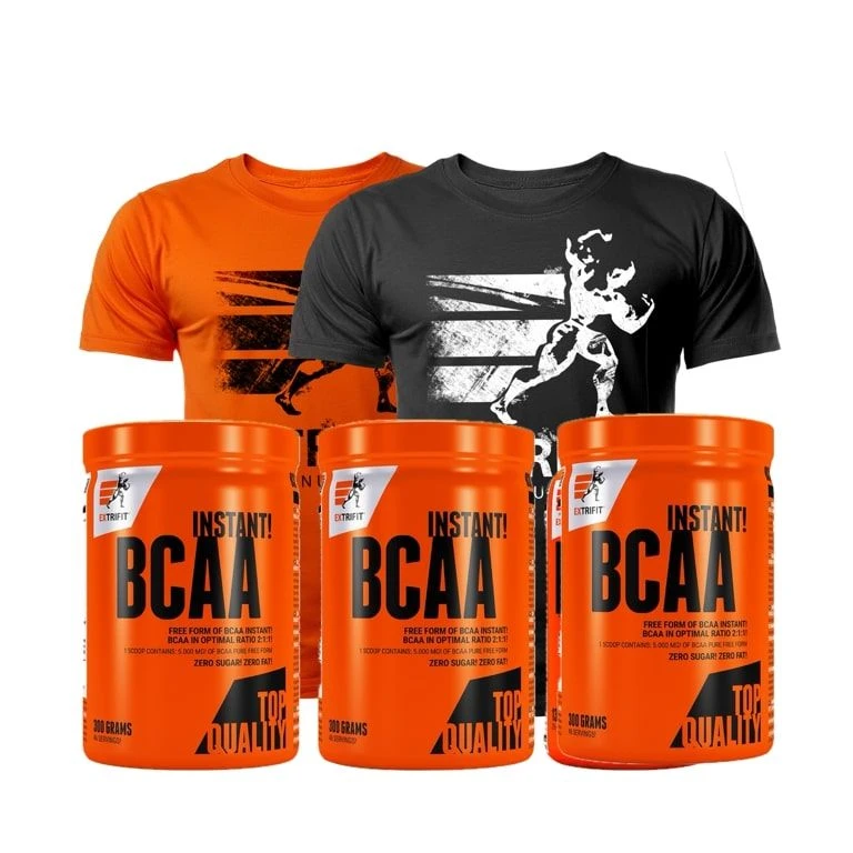 Special Offer 2+1 FREE Extrifit BCAA Instant 300 g + T-shirt Extrifit