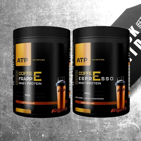 Special Offer ATP Coffee Espresso Whey Protein 360 g + Coffee Frapper Whey Protein 360 g