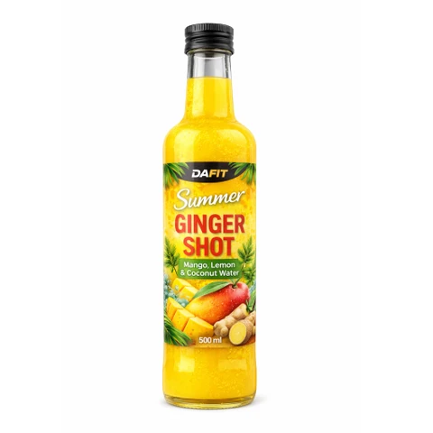Dafit Summer Ginger Shot 500 ml mango lemon coconut water