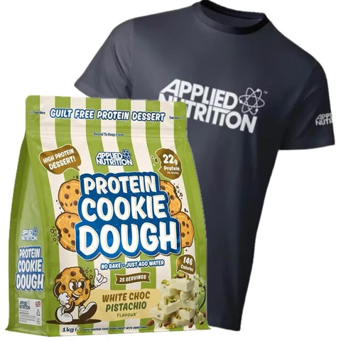 Special Offer Applied Nutrition Protein Cookie Dough 1000 g + FREE T-Shirt