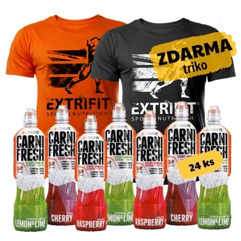 AKCE 24x Extrifit Carnifresh Sparkling + ZDARMA Triko Extrifit varianta #4