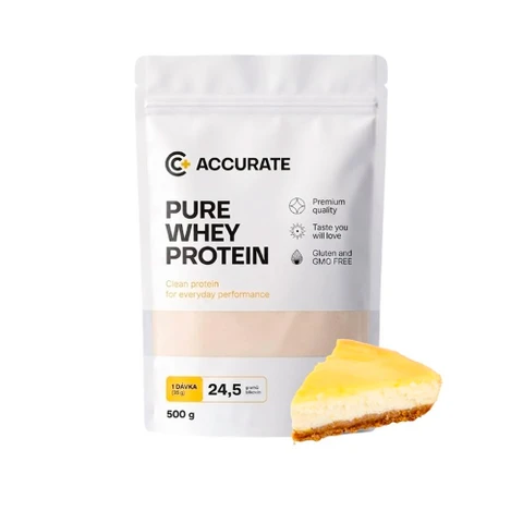 Accurate+ Pure Whey 500 g lemon cheesecake