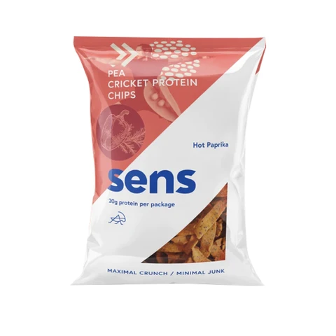 Sens Protein Chipsy s cvrččím proteinem 80 g pikantní paprika