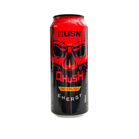 USN Qhush Energy Drink 500 ml red rush
