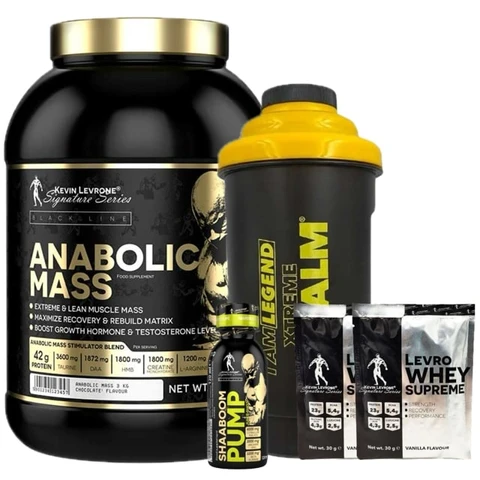 AKCE Kevin Levrone Levrone Mass 3000 g + ZDARMA Šejkr 600 ml + 3x vzorek