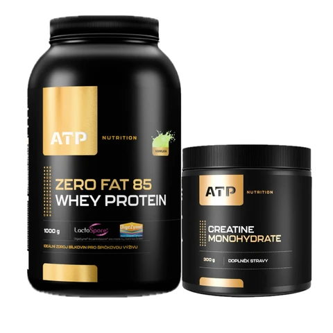 Special Offer ATP Nutrition Zero Fat 85 Whey Protein 1000 g + Creatine Monohydrate 300 g