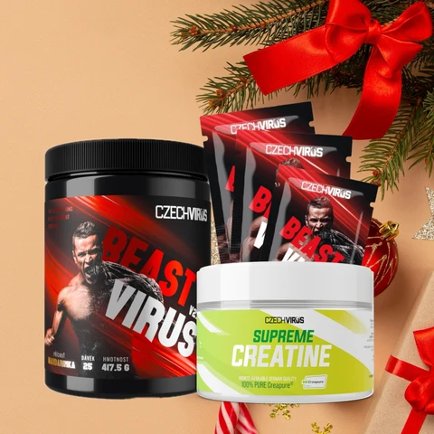 Special Offer Czech Virus Beast Virus V2.0 417,5g + FREE Supreme Creatine100 g + 3x sample