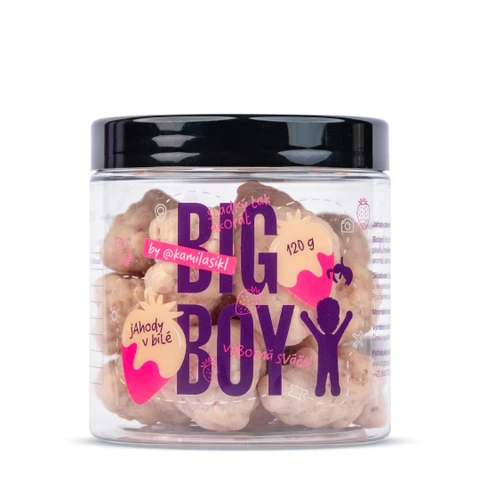 Big Boy White chocolate covered strawberries 120 g