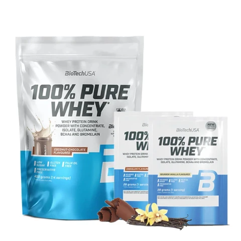 Special Offer BioTech 100% Pure Whey 400 g + FREE 2x sample