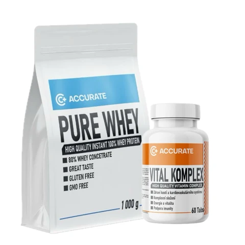 Special Offer Accurate+ Pure Whey 1000 g + FREE Vital Komplex 60 tbl
