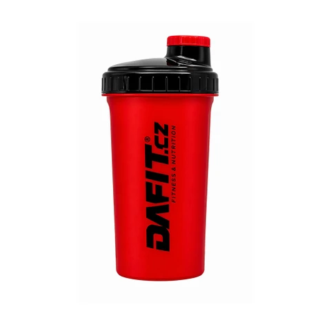 Dafit Shaker 700 ml red black, black logo