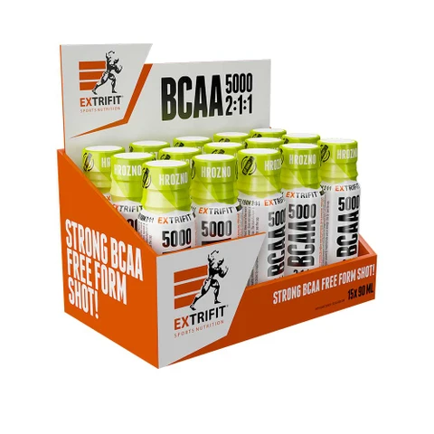 Extrifit BCAA 5000 2:1:1 Shot 15 x 90 ml grapes