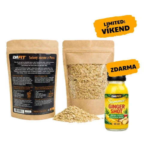 Special Offer Dafit Dried ginger from Peru 50 g + FREE Summer Ginger Shot 60 ml