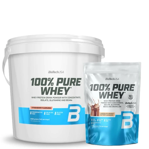 AKCE BioTech 100% Pure Whey 4000 g + ZDARMA 100% Pure Whey 400 g