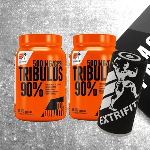Special Offer 1+1 Extrifit Tribulus 90 % Terrestris 100 cps + FREE Towel