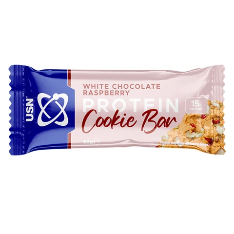 USN Trust Cookie Bar 60 g white chocolate with raspberry