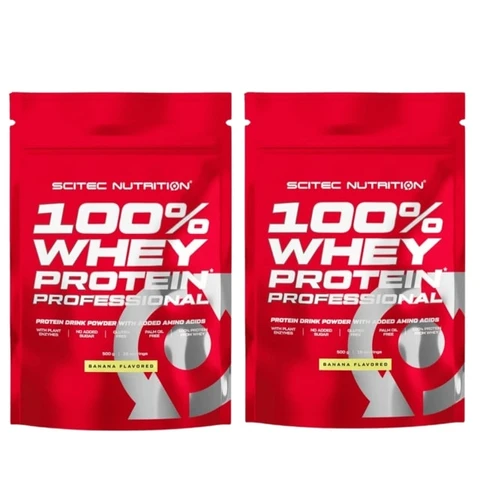 AKCE 1+1 Scitec Nutrition 100% WP Professional 500 g