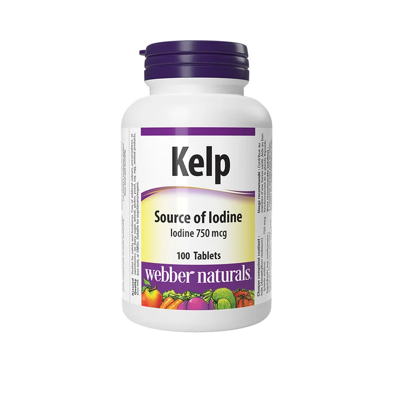 Webber Naturals Kelp 575 mg 100 tbl