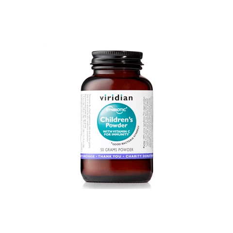 Viridian Synbiotic Children´s Powder 50 g (Směs probiotik, prebiotik a vitamínuC pro děti)