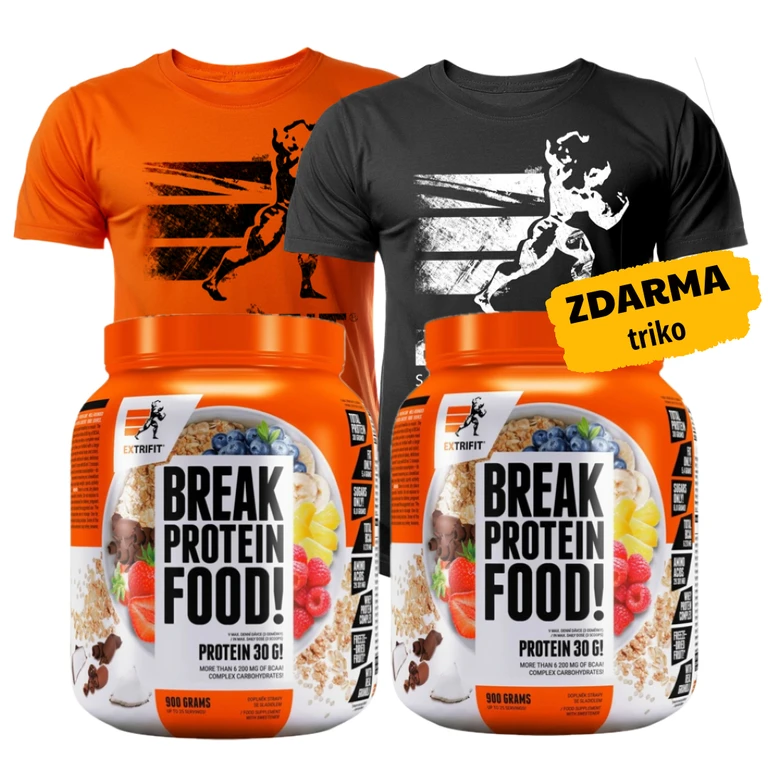 AKCE 1+1 Extrifit Protein Break! 900 g + ZDARMA Triko Extrifit