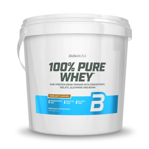 BioTech 100% Pure Whey 4000 g hazelnut