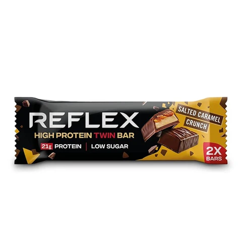 Reflex High Protein Twin Bar 60 g salted caramel crunch