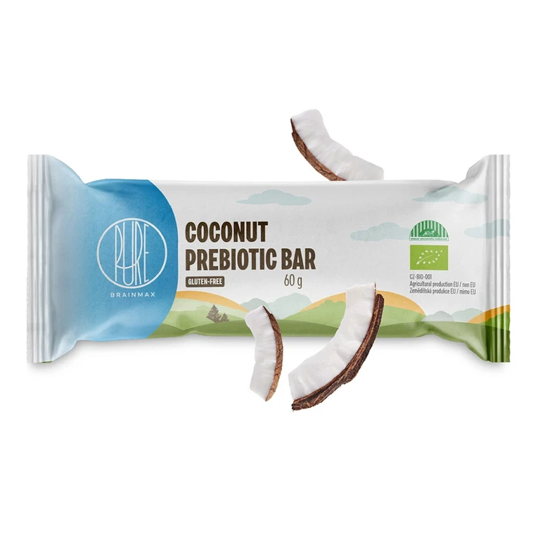 BrainMax® Pure Prebiotic Bar 60 g coconut