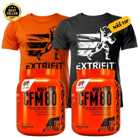 AKCE 1+1 Extrifit CFM Instant Whey 80 1000 g + Triko Extrifit