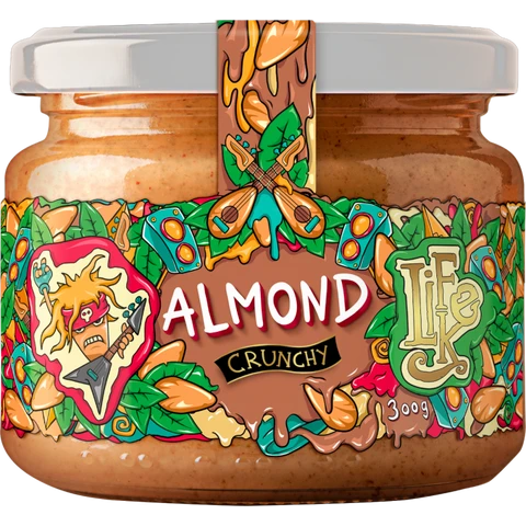 LifeLike Almond 300 g crunchy