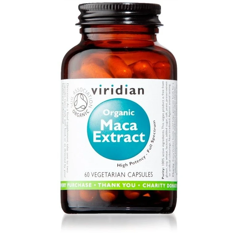 Viridian Organic Maca Extract 60 cps