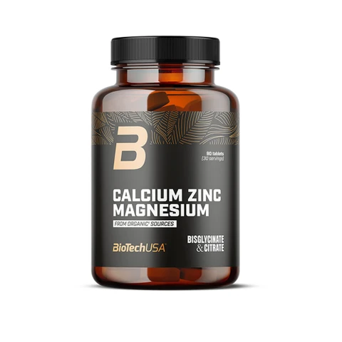 BioTech Calcium Zinc Magnesium (Organic Sources) 90 cps