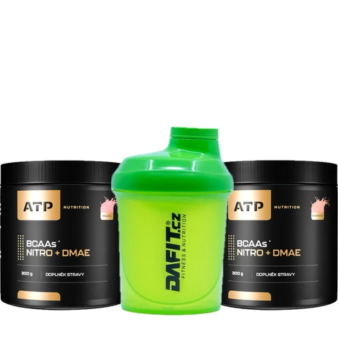 Special Offer 1+1 ATP Nutrition BCAAs Nitro + DMAE 300 g + FREE Shaker Dafit 300 ml