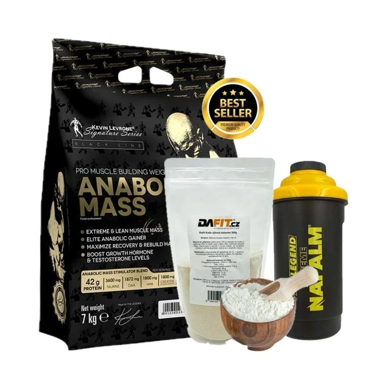 AKCE Kevin Levrone Levrone Mass 7000 g + ZDARMA Dafit Kaše rýžová 300 g + Šejkr 600 ml